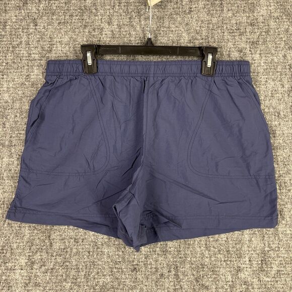 Columbia‎ Shorts Womens XL Blue Baggies Drawstring 4.5" Trail Gym Performance - Picture 1 of 9